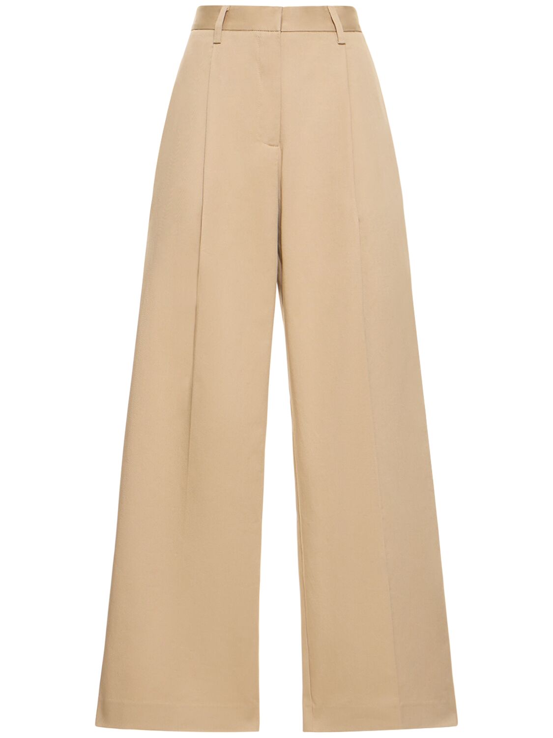 Shop Matteau Summer Cotton Twill Chino Pants In Sand