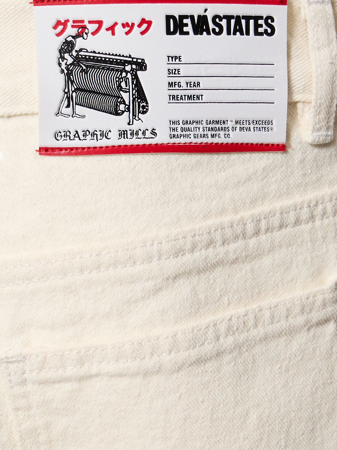Shop Deva States Palmera Printed Cotton Pants In White