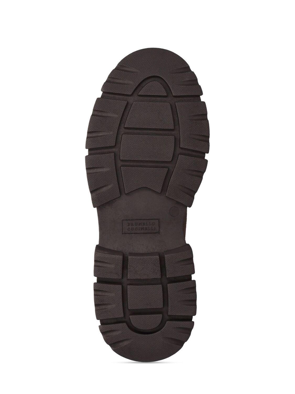 Shop Brunello Cucinelli 30mm Suede Hiking Boots In Black,brown