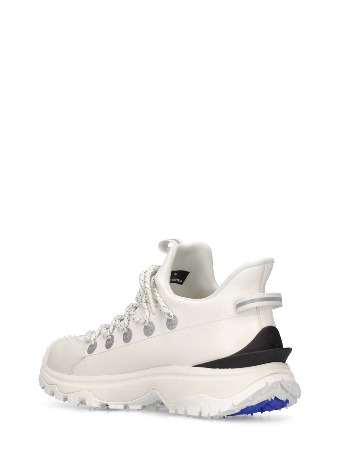 Shop Moncler 40mm Trailgrip Lite2 Nylon Sneakers In White