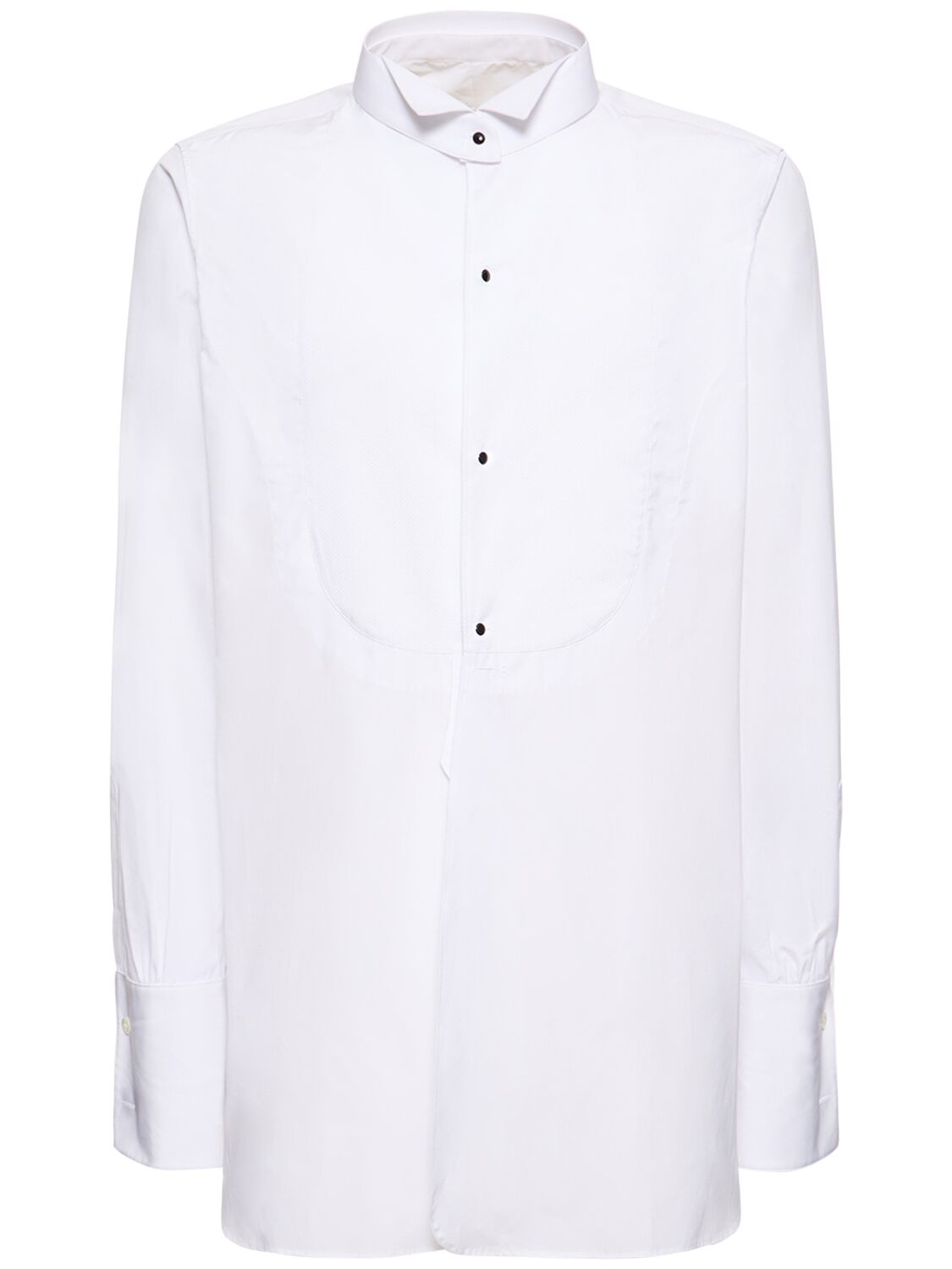 Shop Maison Margiela Cotton Poplin Tuxedo In White