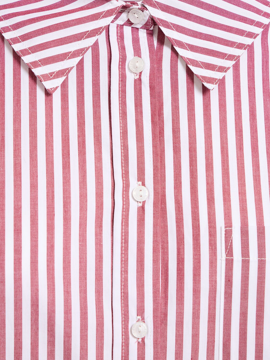 Shop Anine Bing Mika Striped Cotton Poplin Shirt In Multicolor