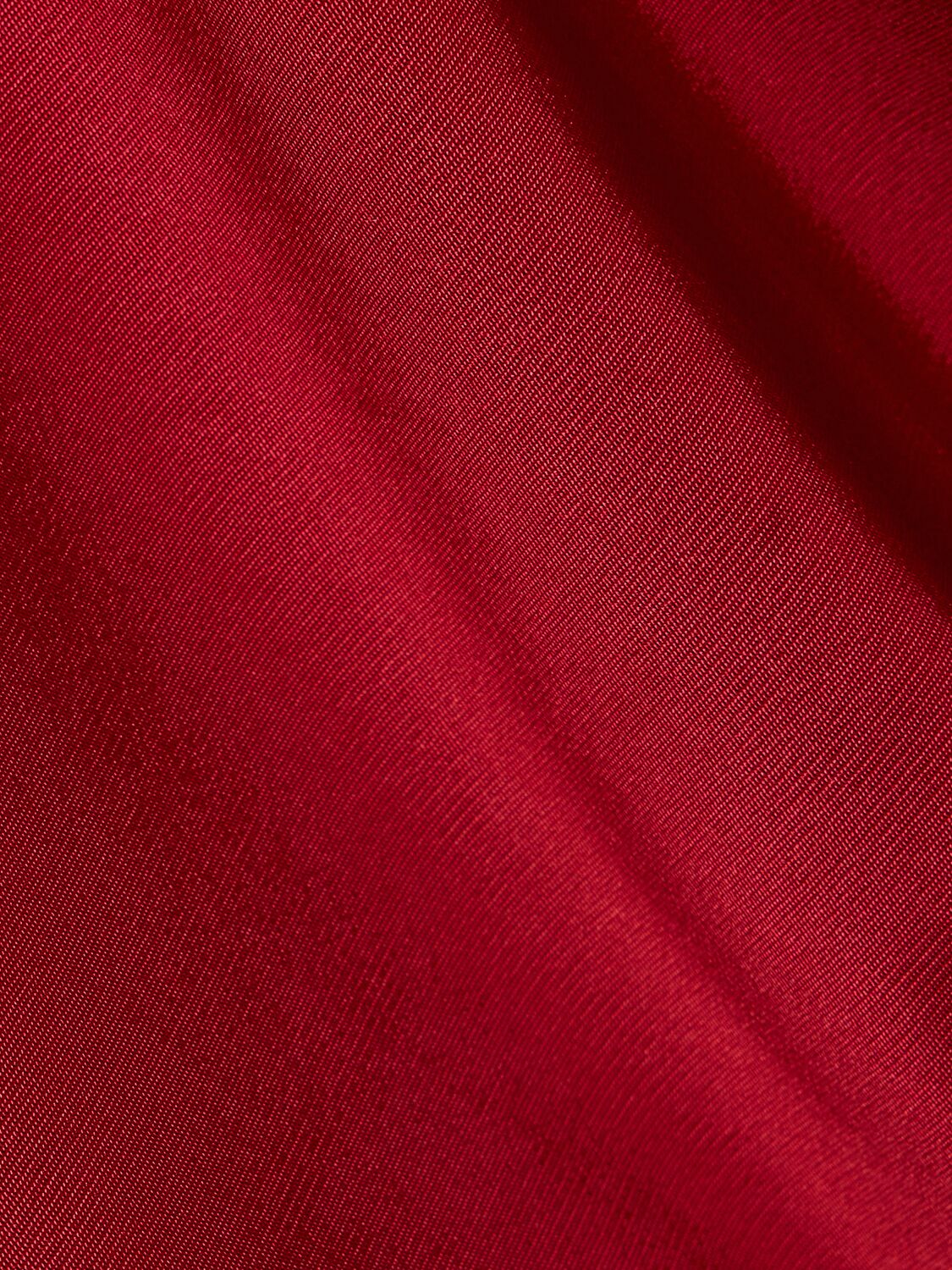 Shop Alexandre Vauthier Shiny Jersey Mini Shirt Dress In Dark Red