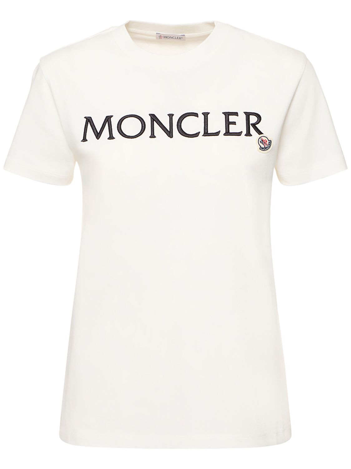 Logo Embroidered Cotton T-shirt