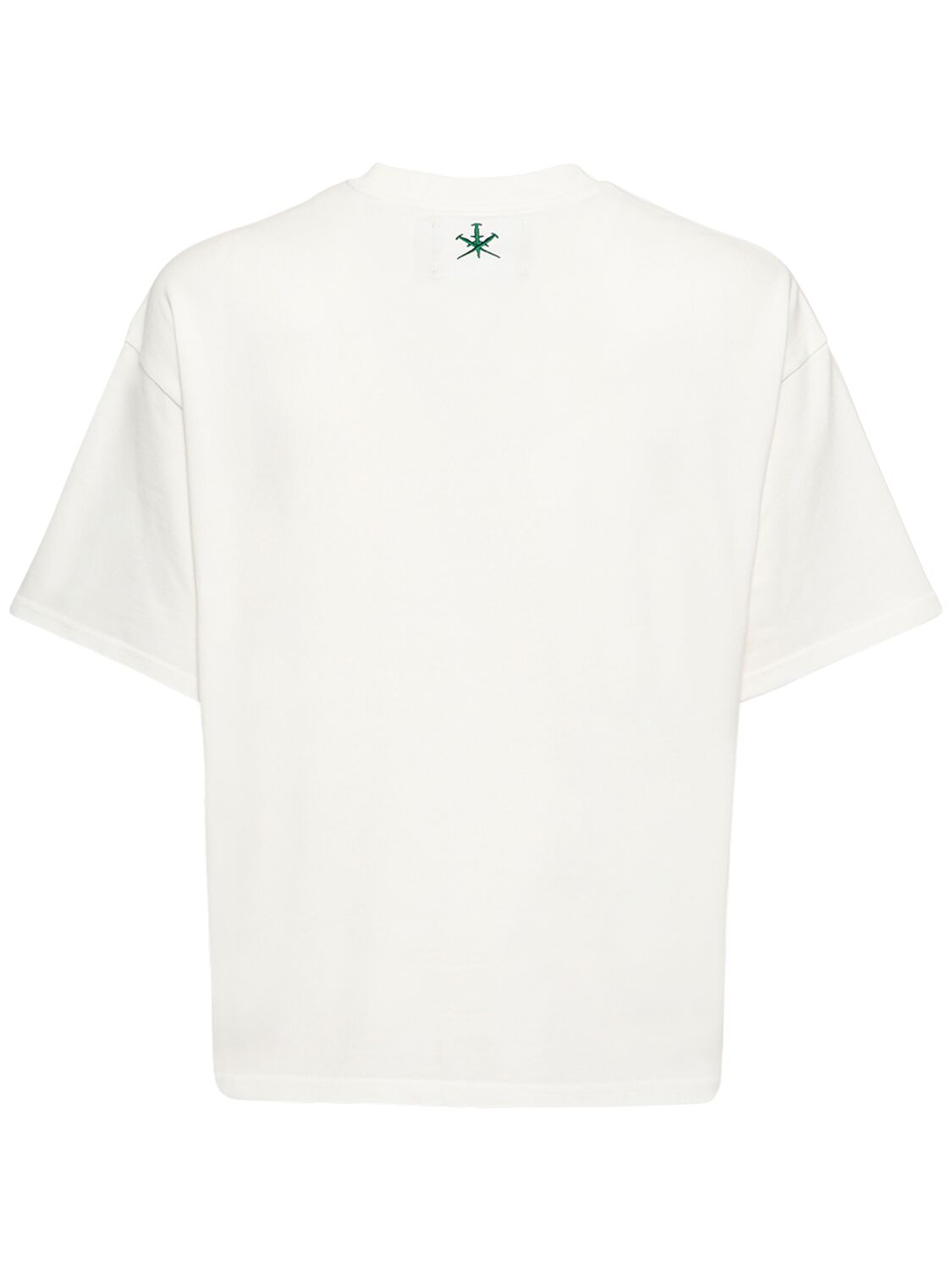 Unknown Star Rhinestone T-shirt In White,green | ModeSens