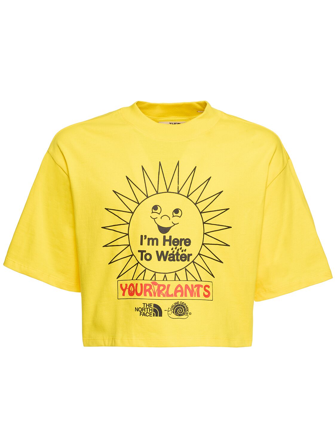 The North Face X Online Ceramics Printed T-shirt In Lightning Yello