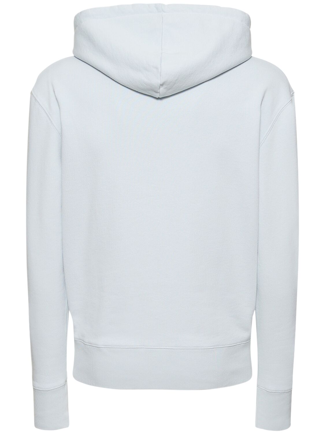 Shop Maison Kitsuné Palais Royal Classic Hooded Sweatshirt In Grey Blue