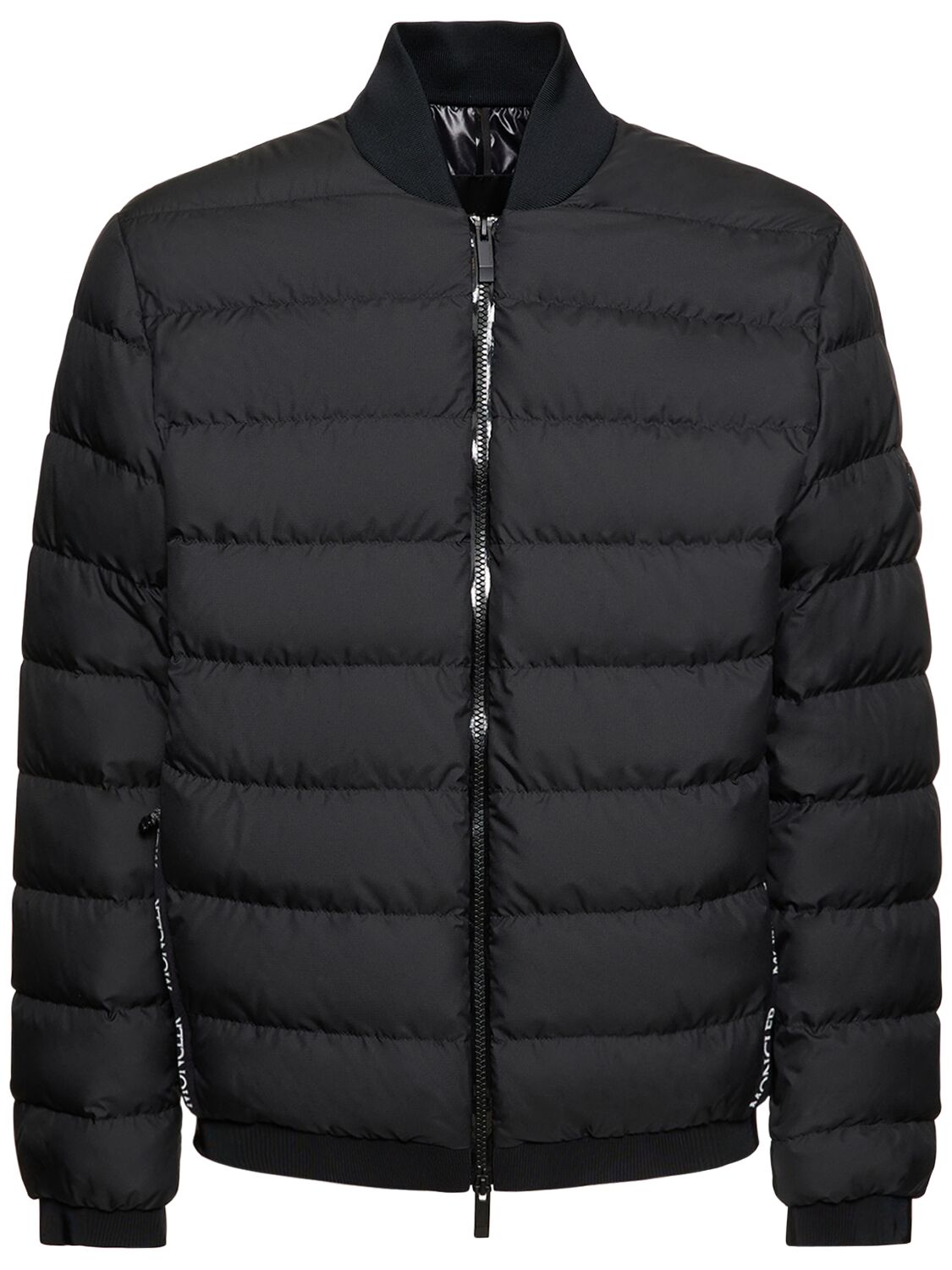 Shop Moncler Oise Recycled Micro Ripstop Down Jacket In Black