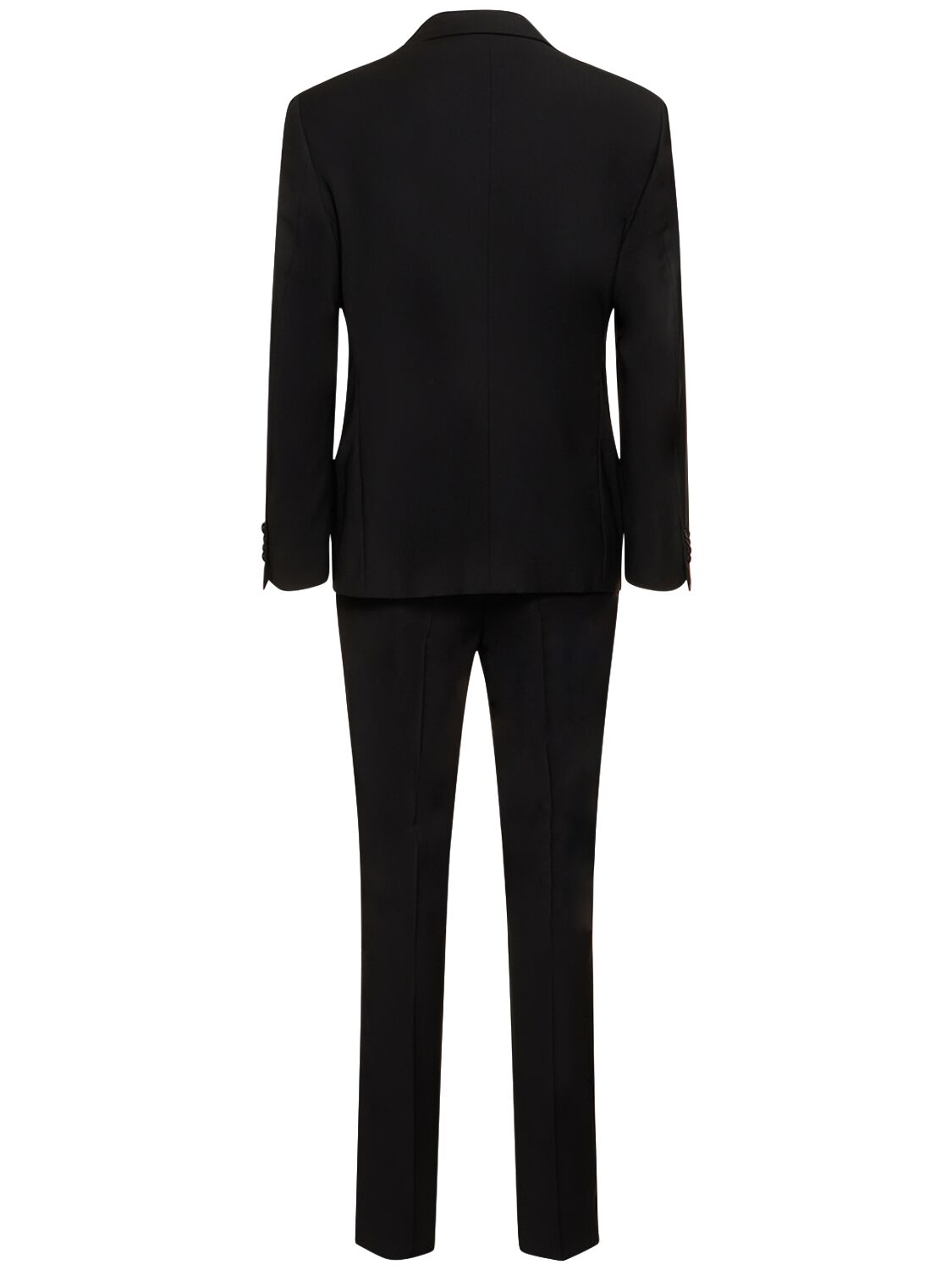 Shop Giorgio Armani Soho Single Breasted Wool Tuxedo In Black