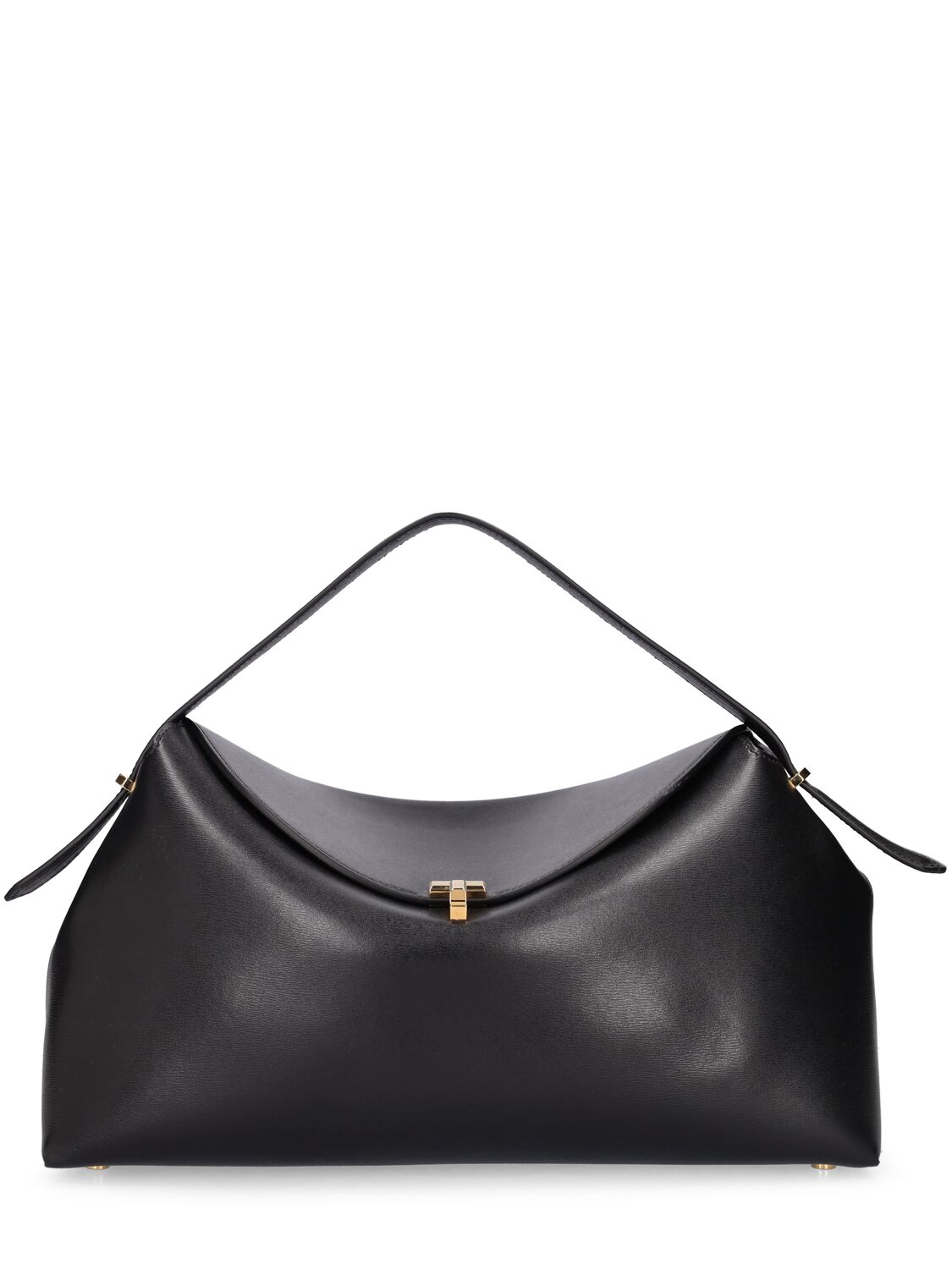 T-lock Smooth Leather Top Handle Bag – WOMEN > BAGS > TOP HANDLE BAGS