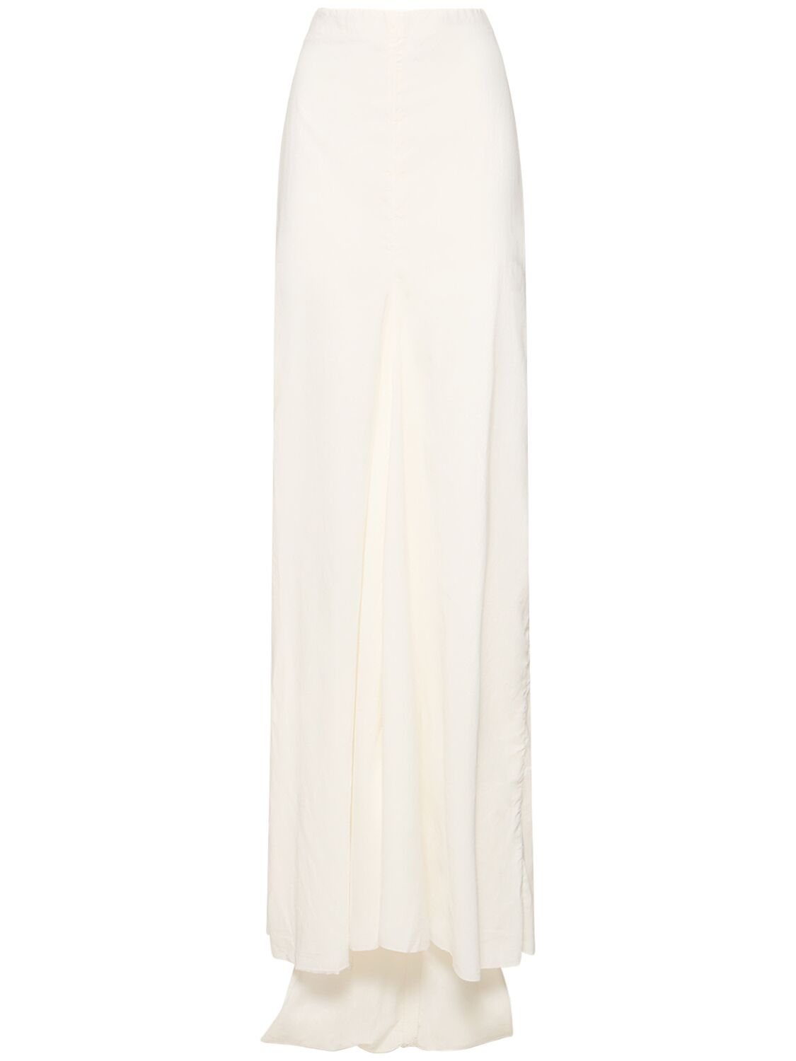 Jupe Crayon Longue En Coton Ciré Mien - ANN DEMEULEMEESTER - Modalova
