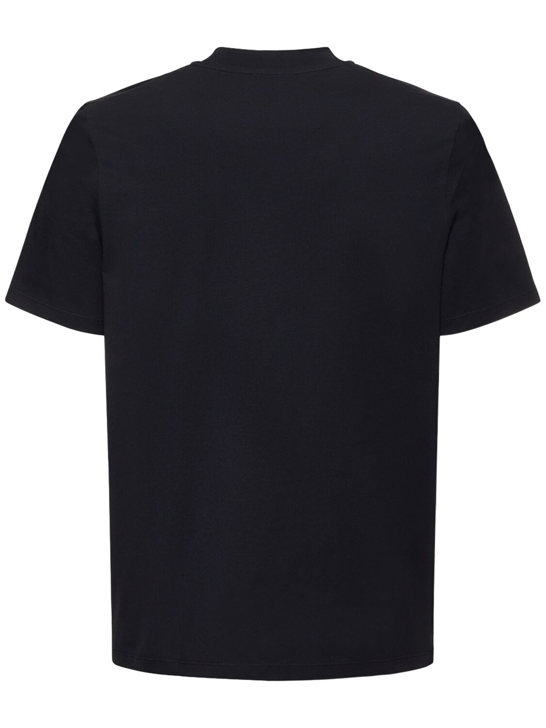 Shop Jil Sander Cotton Jersey T-shirt In Dark Blue