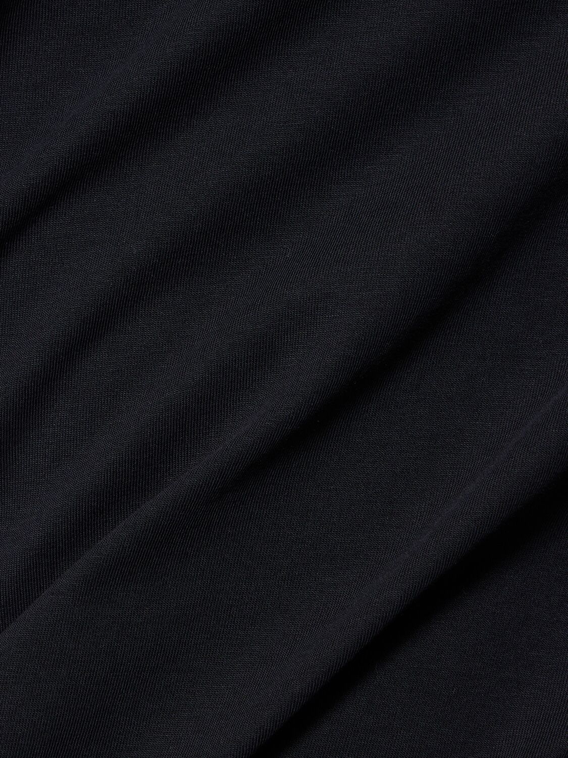 Shop Jil Sander Cotton Jersey T-shirt In Dark Blue