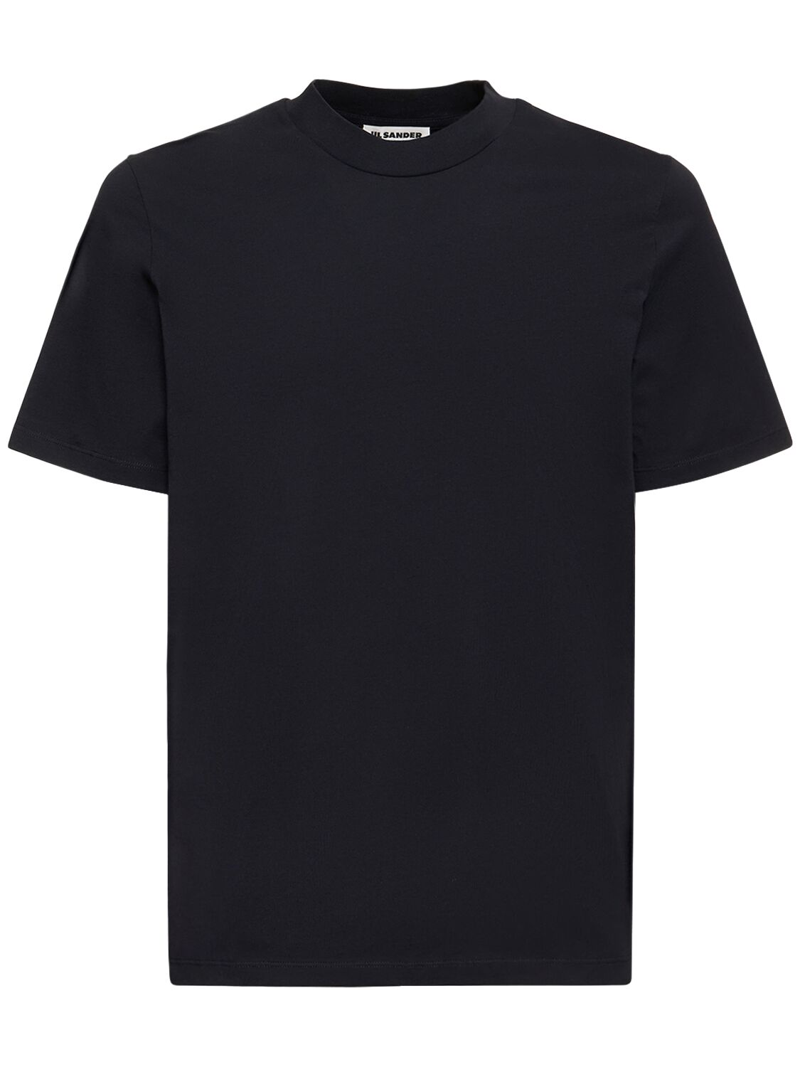Jil Sander Cotton Jersey T-shirt In Dark Blue