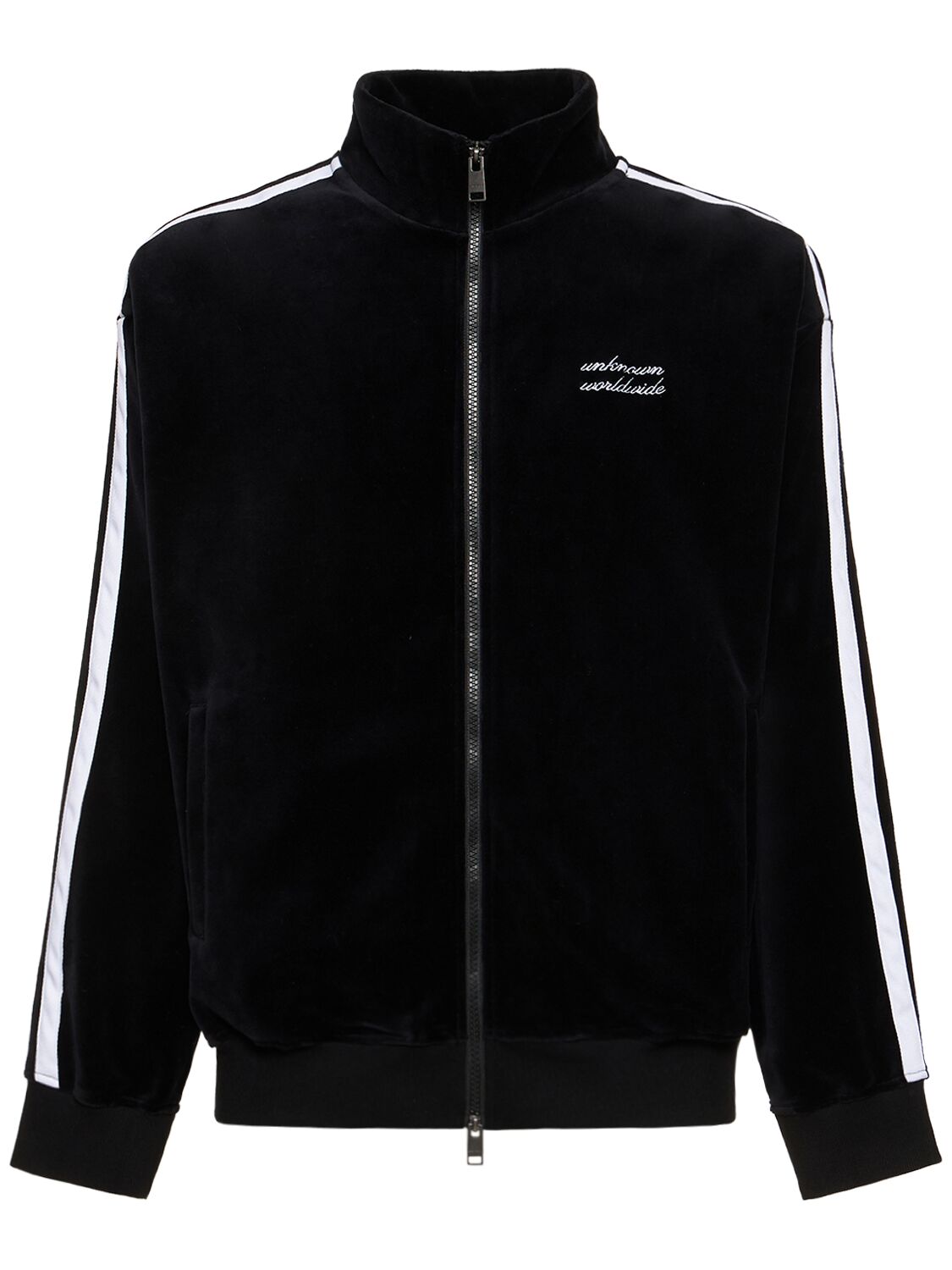 Black Velour Track Jacket