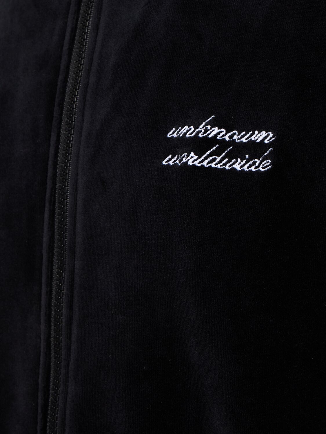 Black Velour Track Jacket