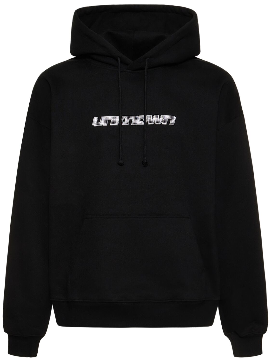 Unknown Iced Out Style Dagger Hoodie In Black