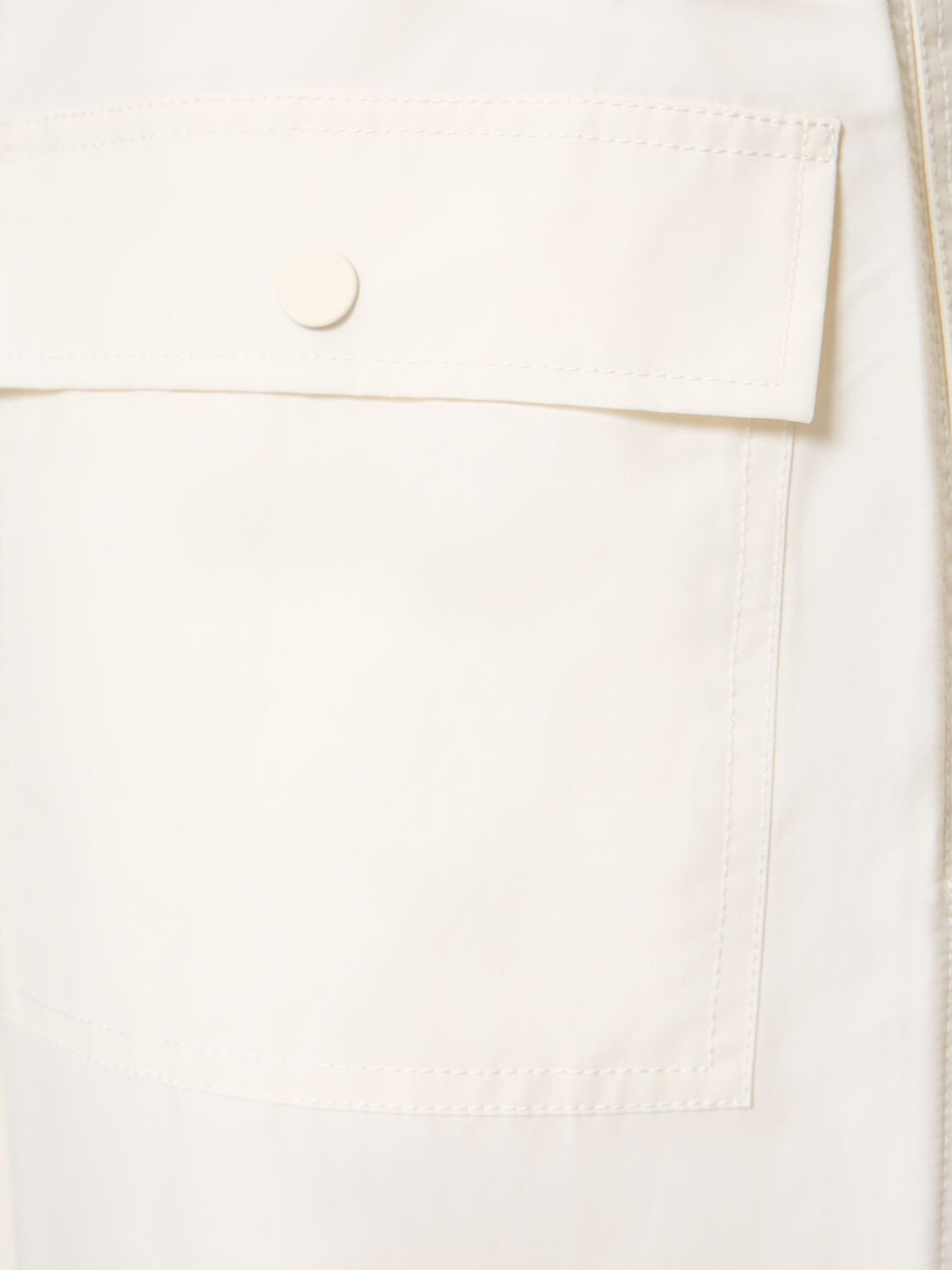 Shop Marc Jacobs Baggy Cotton Blend Pants In White