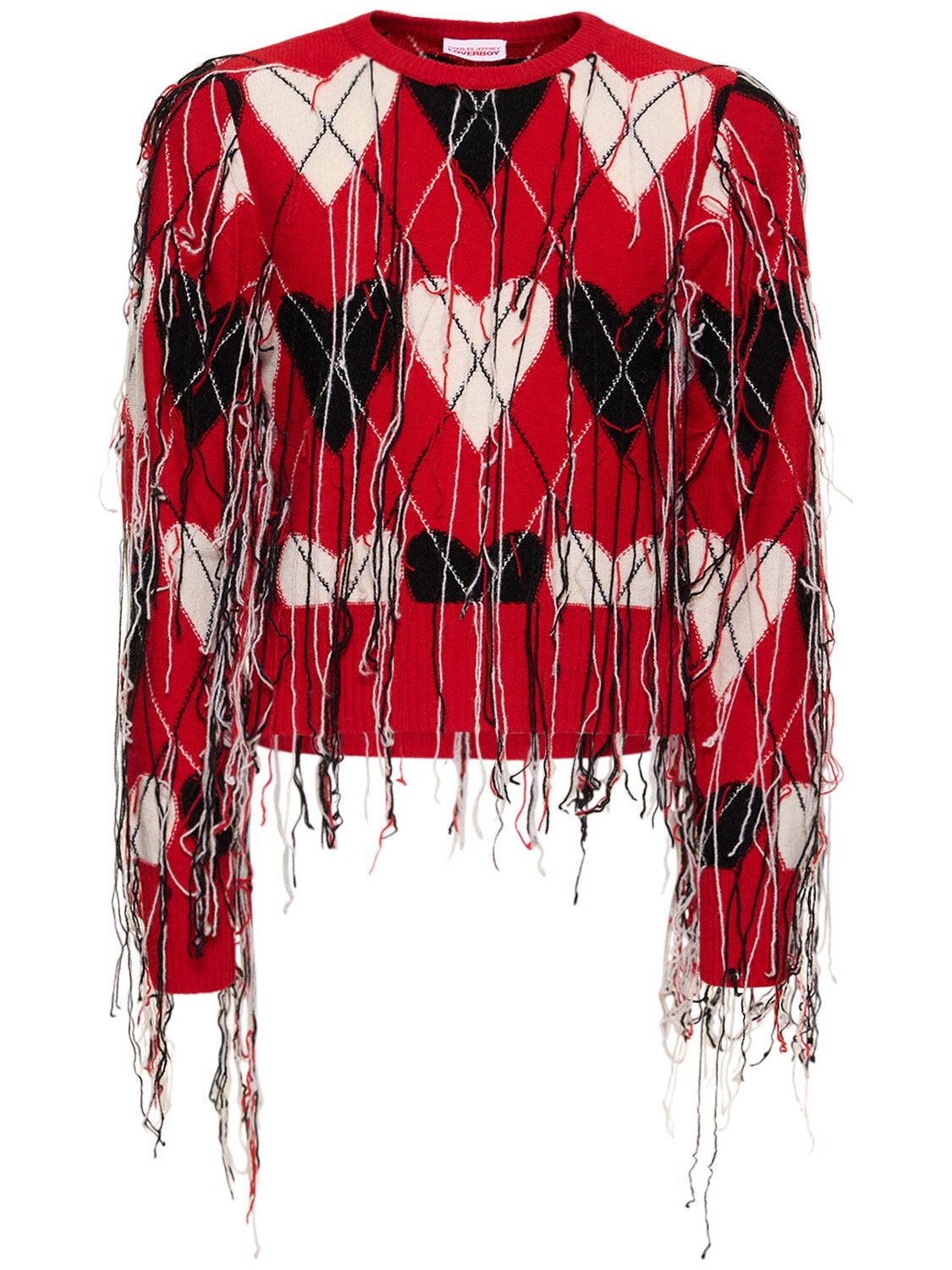Shop Charles Jeffrey Loverboy Guddle Sweater In Red