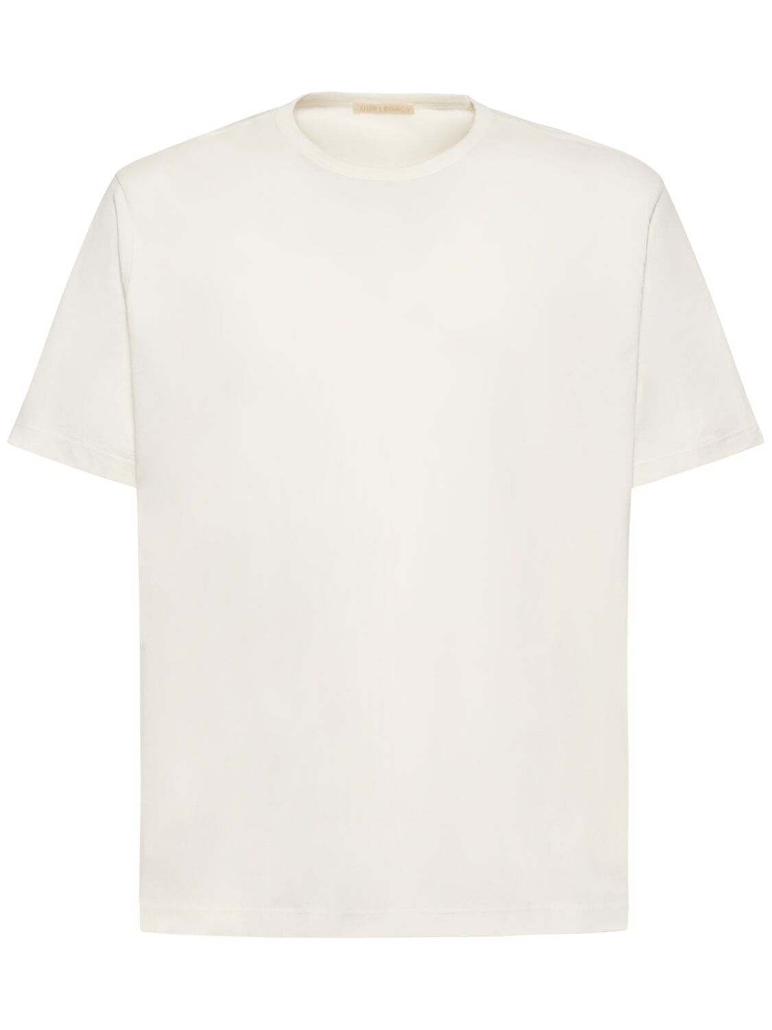 Our Legacy New Box Cotton Jersey T-shirt In White
