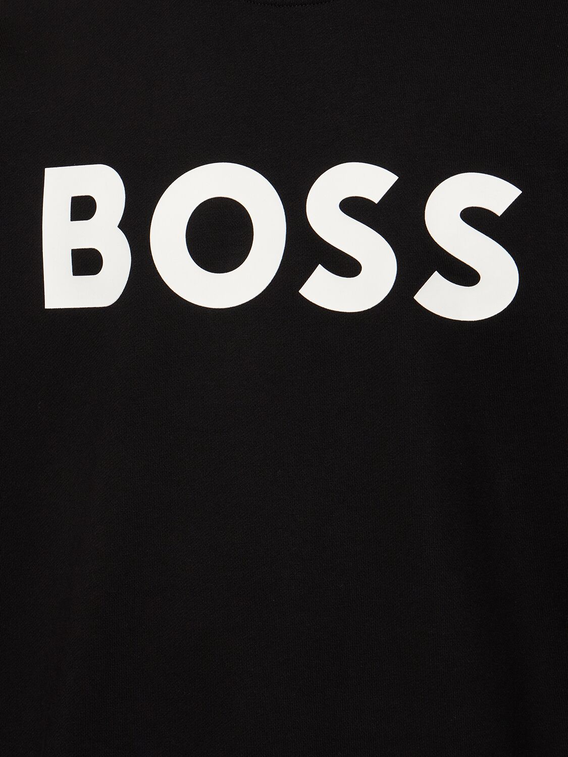 Shop Hugo Boss Soleri 02 Logo Sweatshirt In Black