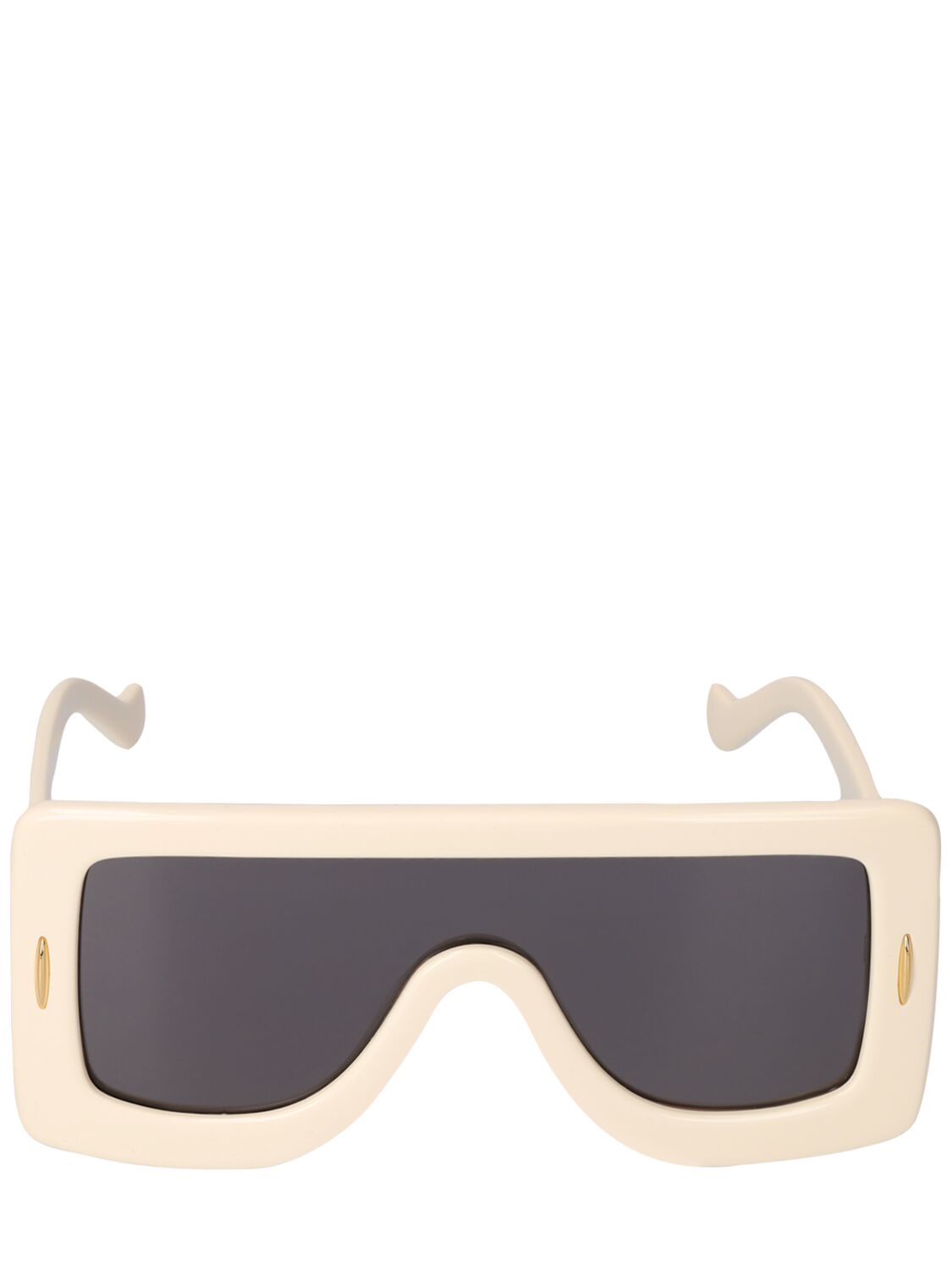 Image of Chunky Anagram Mask Acetate Sunglasses