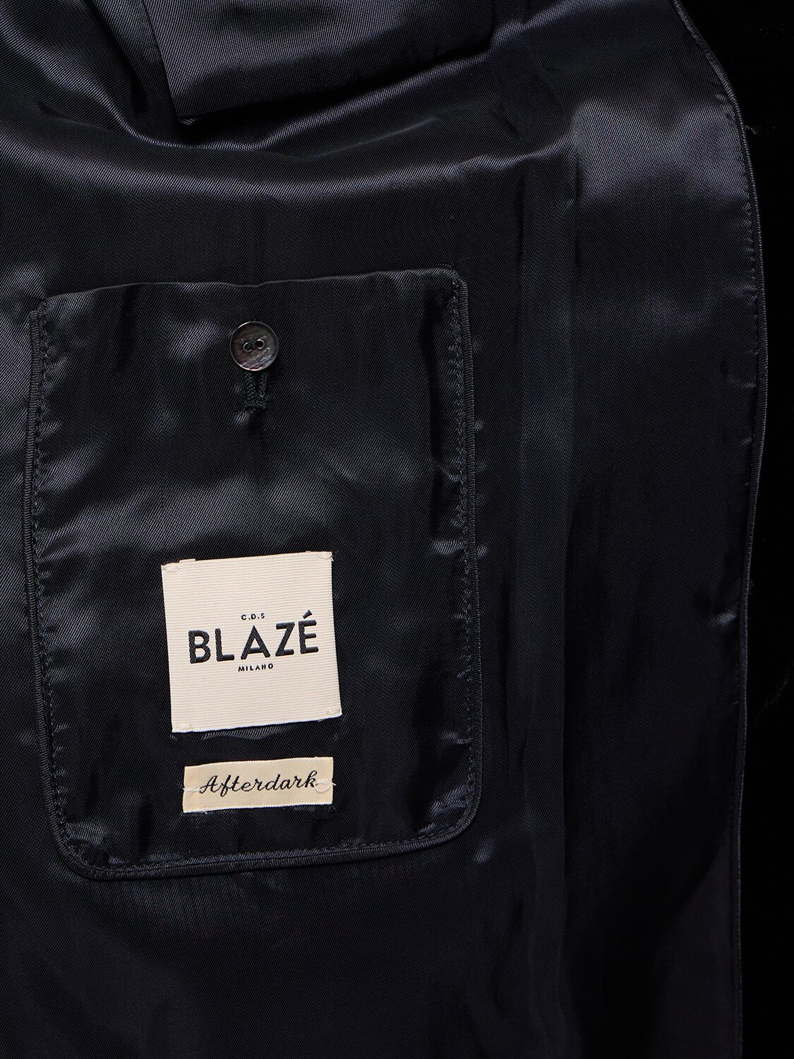 Shop Blazé Milano Etoile Black Blazer Viscose Midi Dress