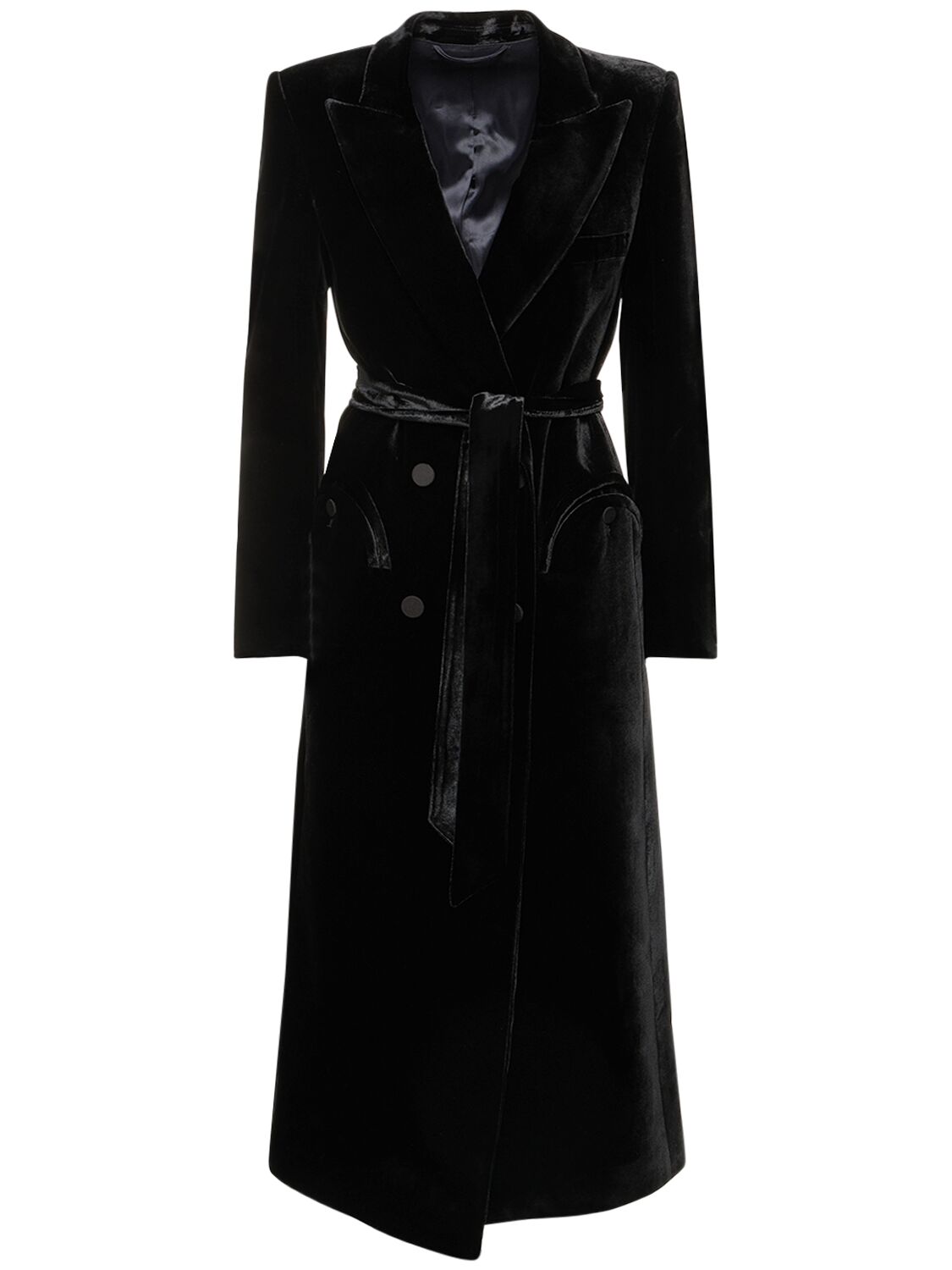 Etoile Black Blazer Viscose Midi Dress