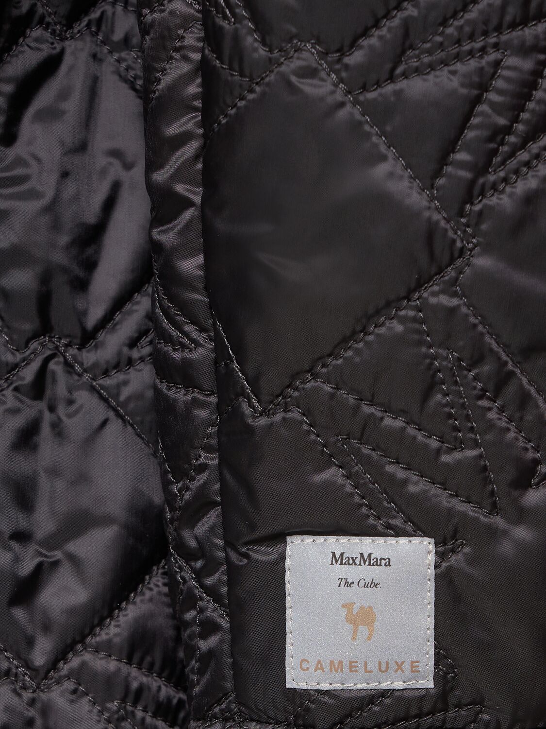 Shop Max Mara Emma Waterproof Quilted Jacket In Black