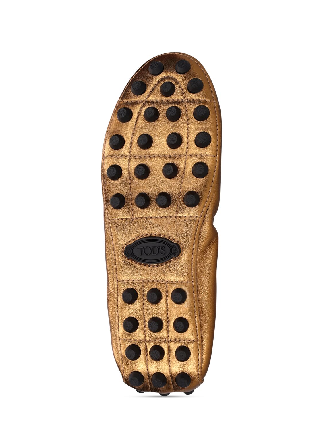 5毫米GOMMINI金属色皮革平底鞋