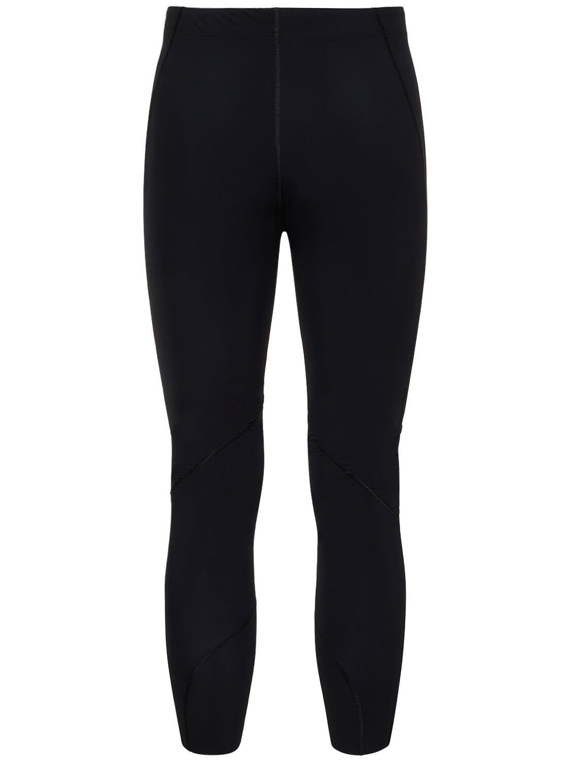 Shop Jil Sander Logo Tech Jersey Leggings In Black