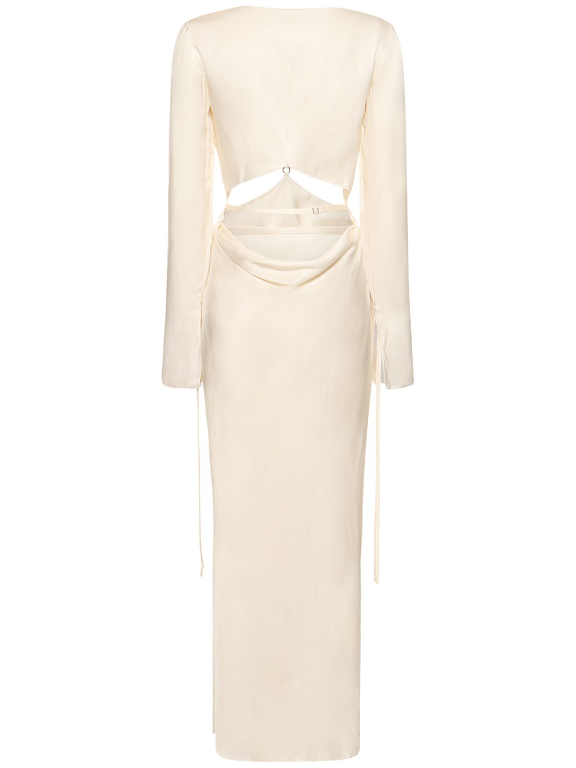 Shop Bec & Bridge Diamond Days Viscose Maxi Dress In White