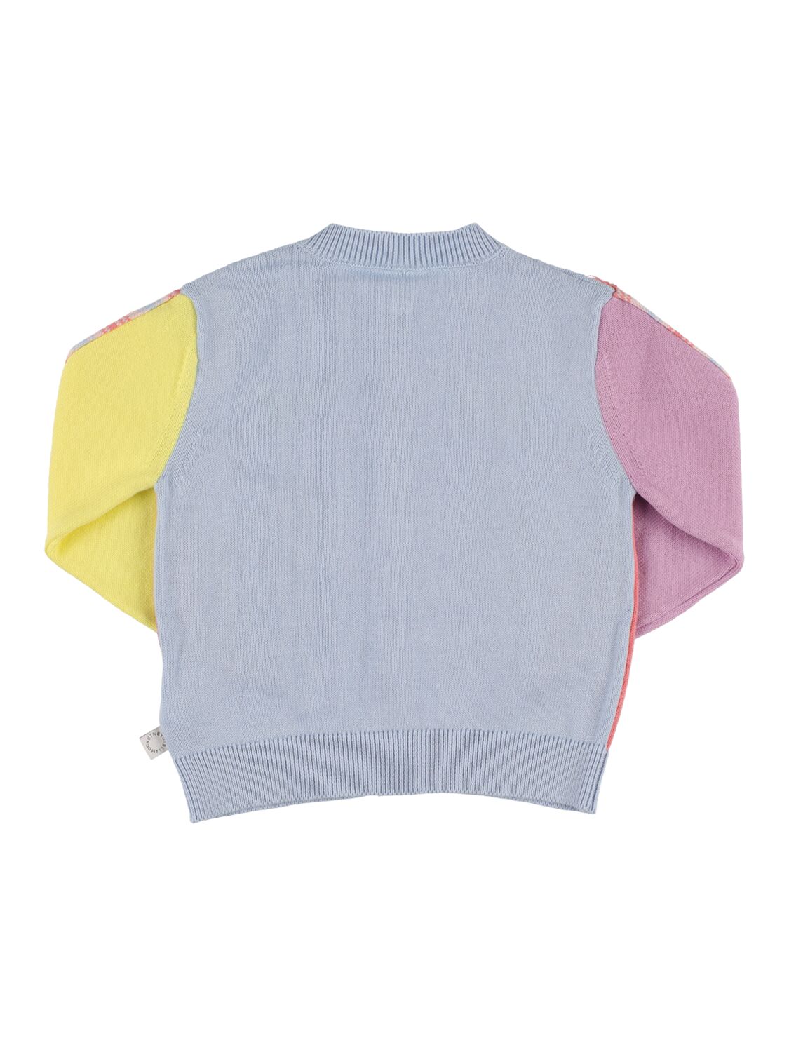 Shop Stella Mccartney Organic Cotton Knit Cardigan In 블루