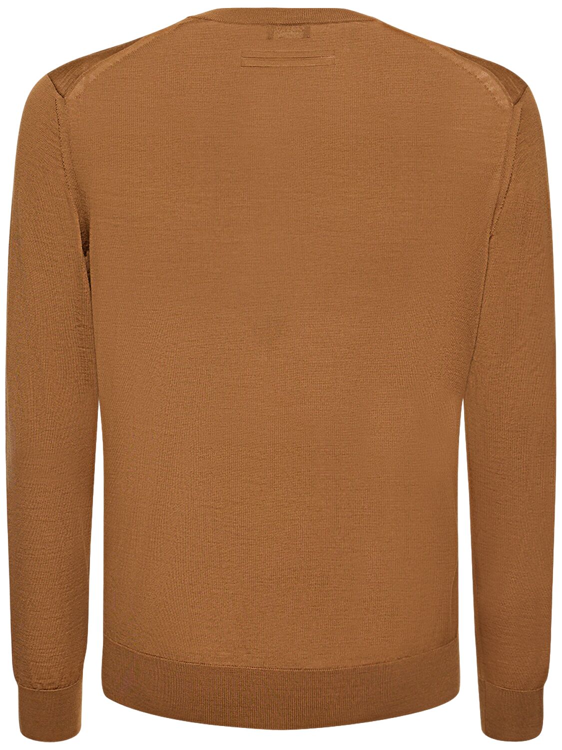 Shop Zegna High Performance Crewneck Sweater In Ivory