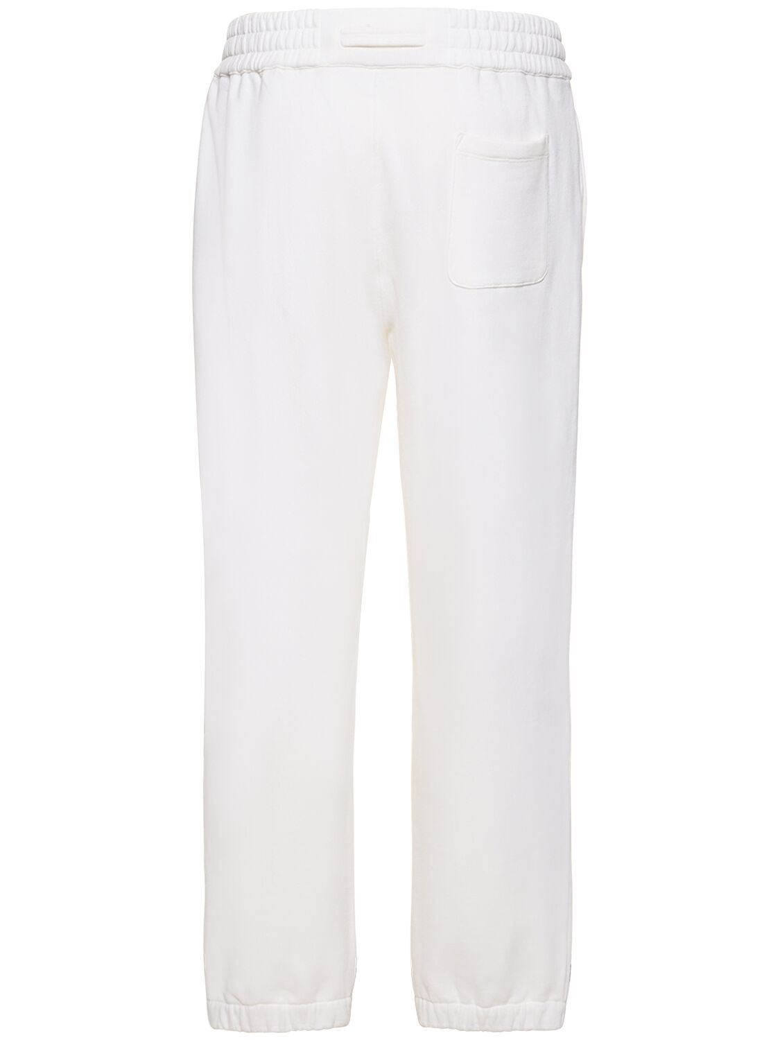 Shop Zegna Cotton Sweatpants In White