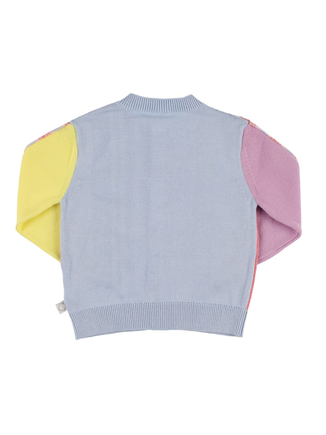 Shop Stella Mccartney Unicorn Organic Cotton Knit Cardigan In Multicolor
