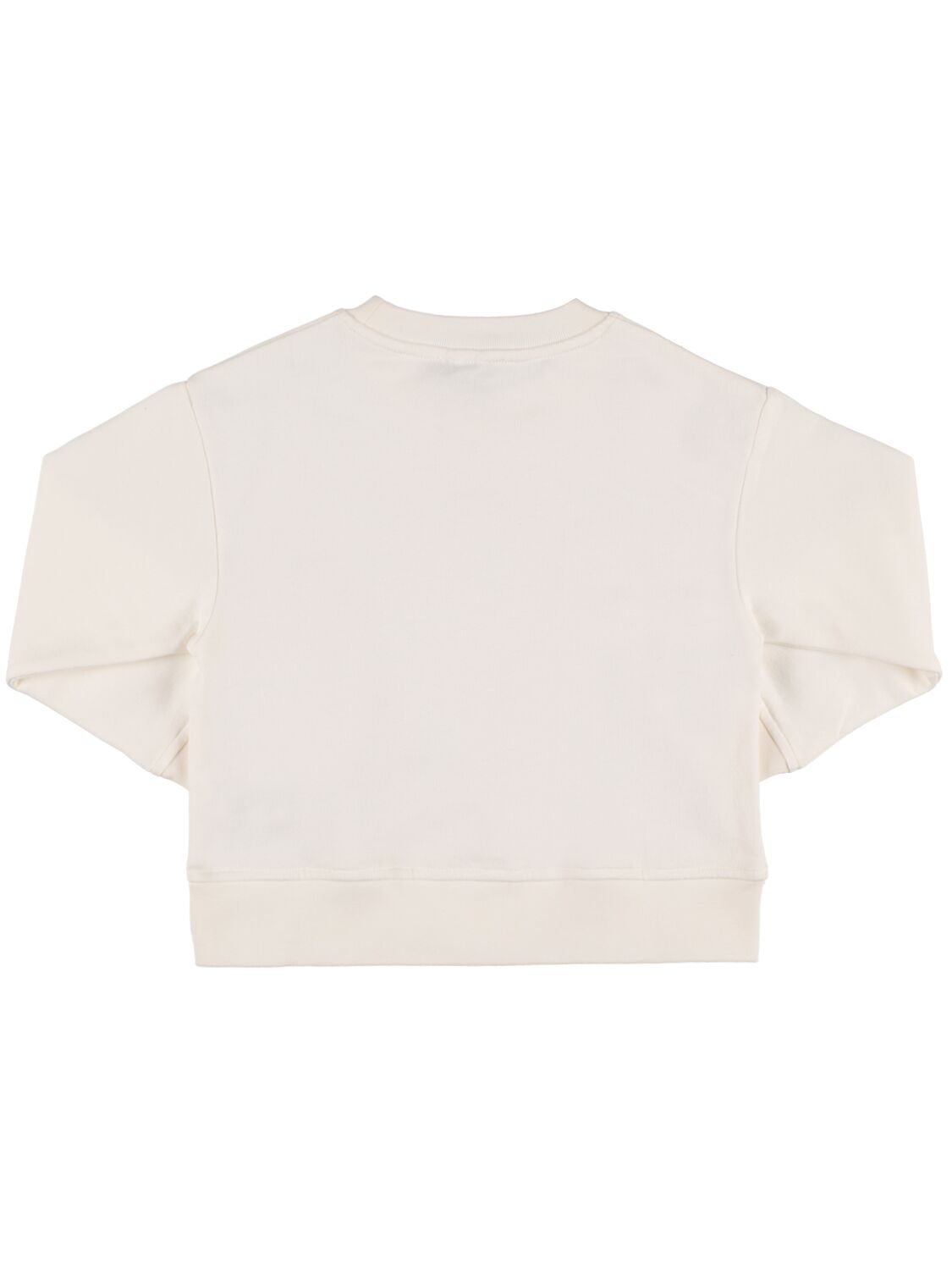 Shop Stella Mccartney Organic Cotton Sweatshirt In White
