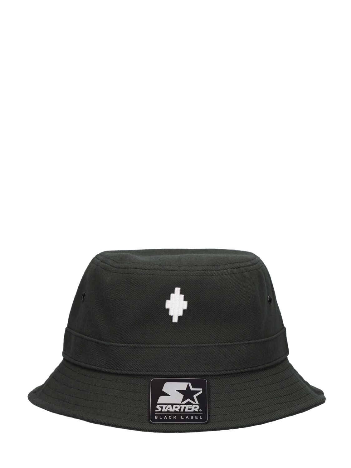 Cross Logo Embroidery Cotton Bucket Hat
