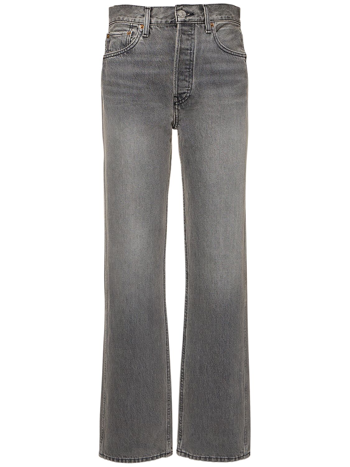 High Rise Loose Cotton Jeans – WOMEN > CLOTHING > JEANS