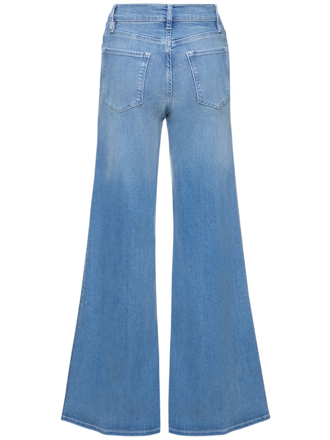 Shop Frame Le Palazzo Wide Leg Jeans In Light Blue
