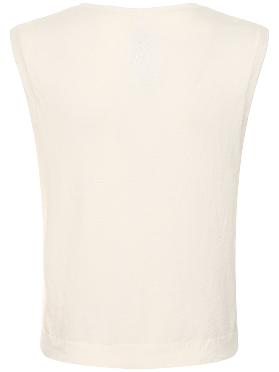 Shop Varley Page Seamless Crop Tank Top In White