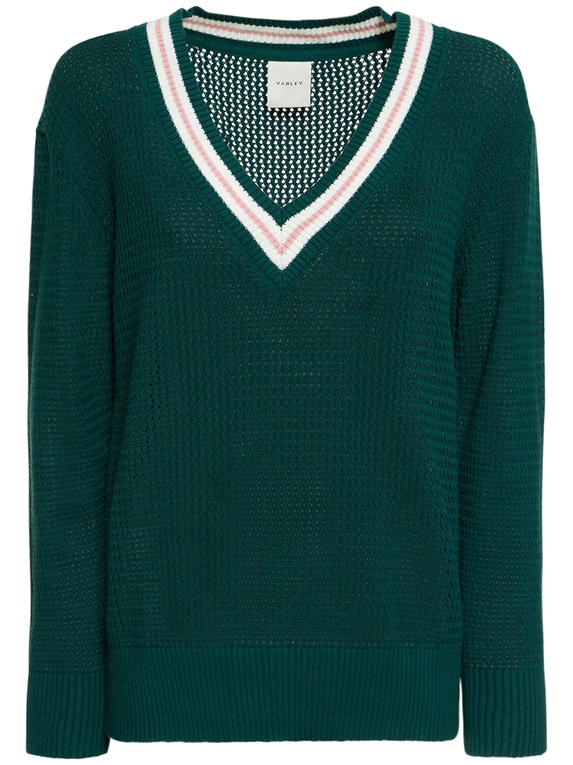 VARLEY HADLEY V-NECK KNIT SWEATER