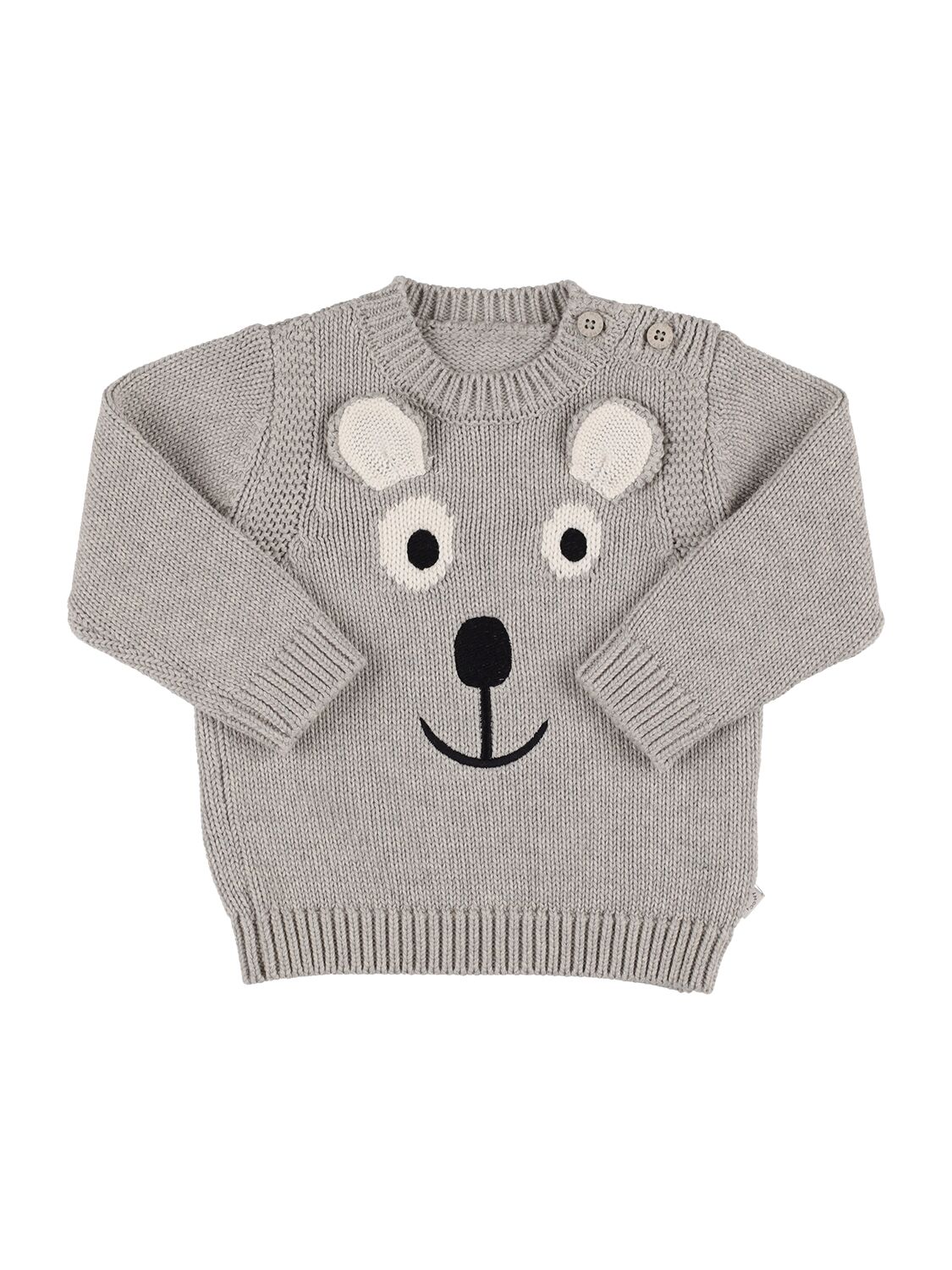 Stella Mccartney Kids' Grey Sweater For Baby Boy