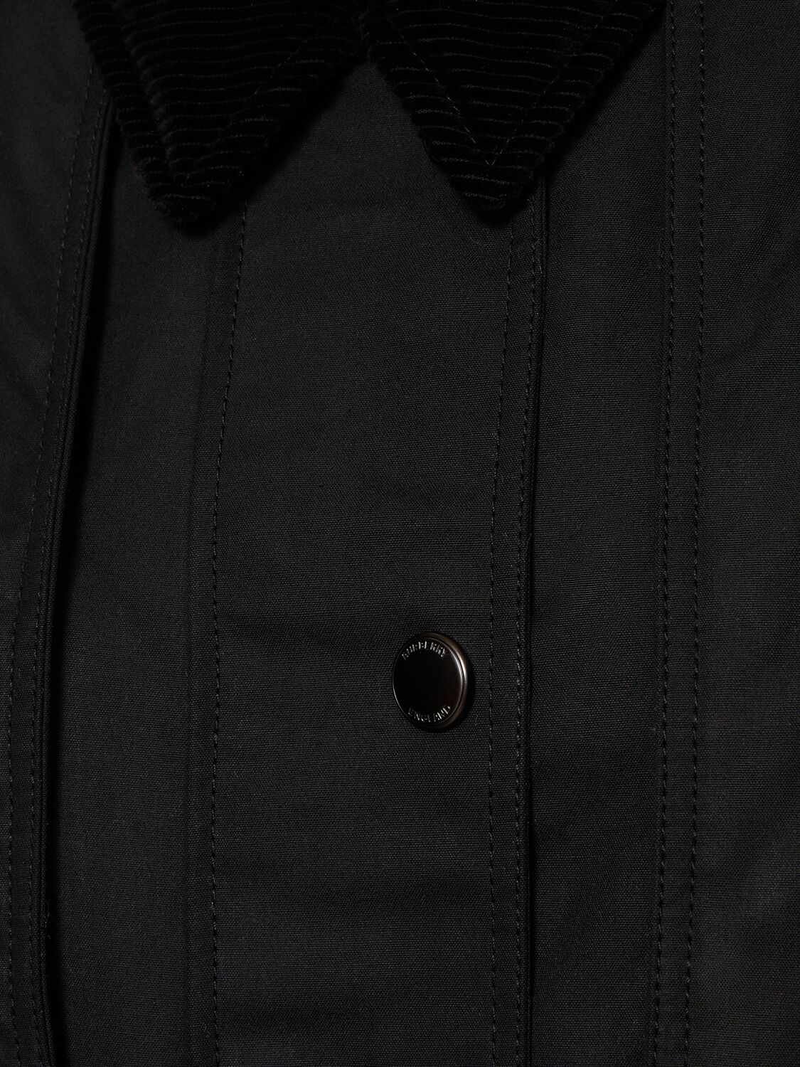 Shop Burberry Pippacott Waxed Cotton Crop Jacket In Black