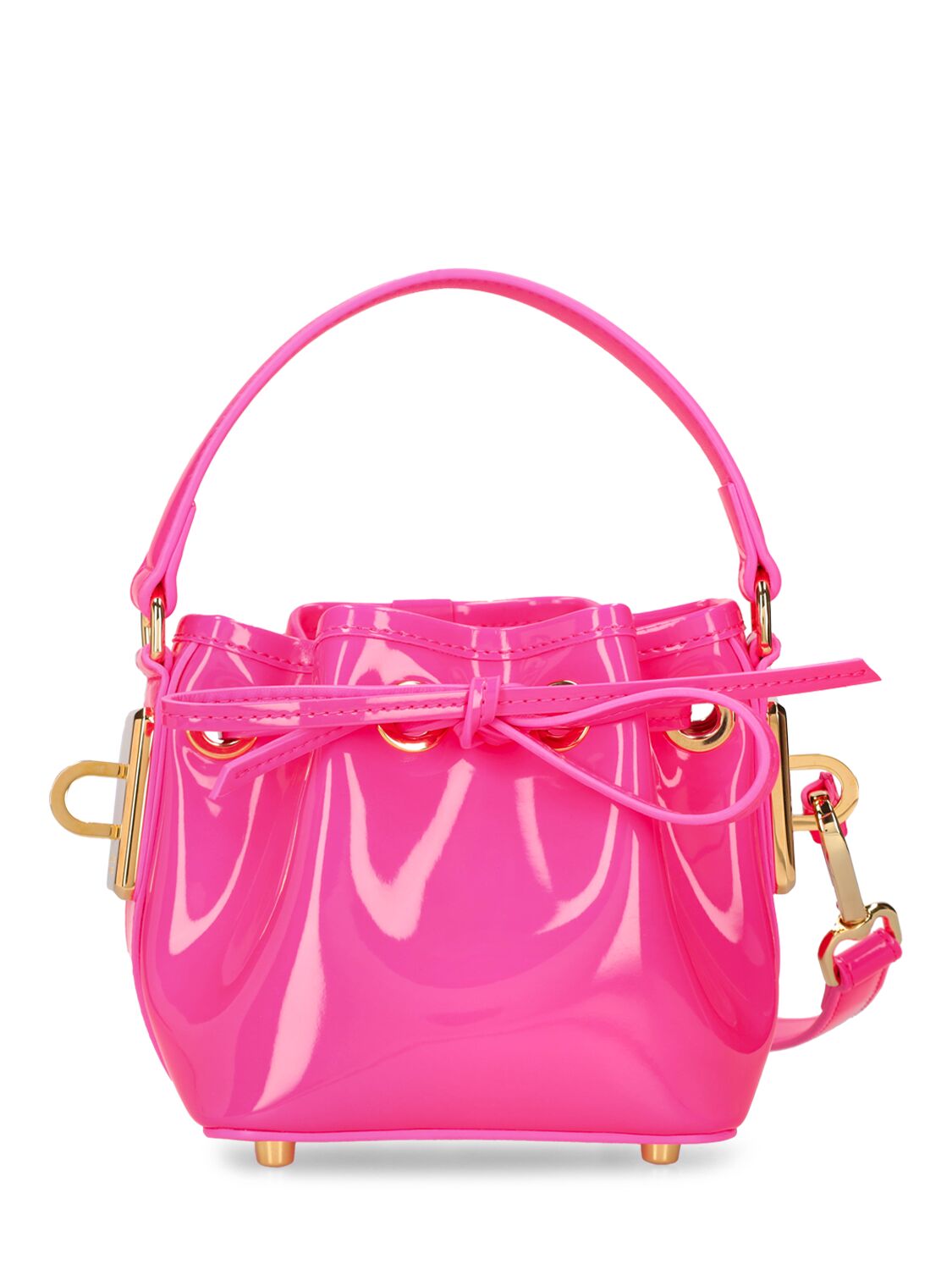 Image of Mini Patent Leather Fluo Top Handle Bag