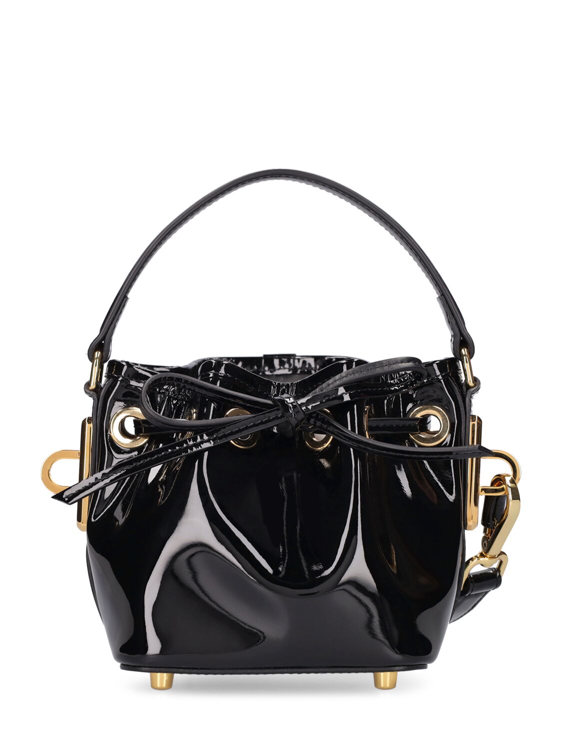 Image of Mini Patent Leather Top Handle Bag