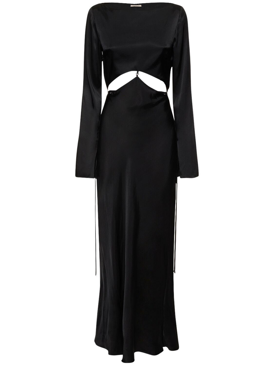 Shop Bec & Bridge Diamond Days Viscose Maxi Dress In Black