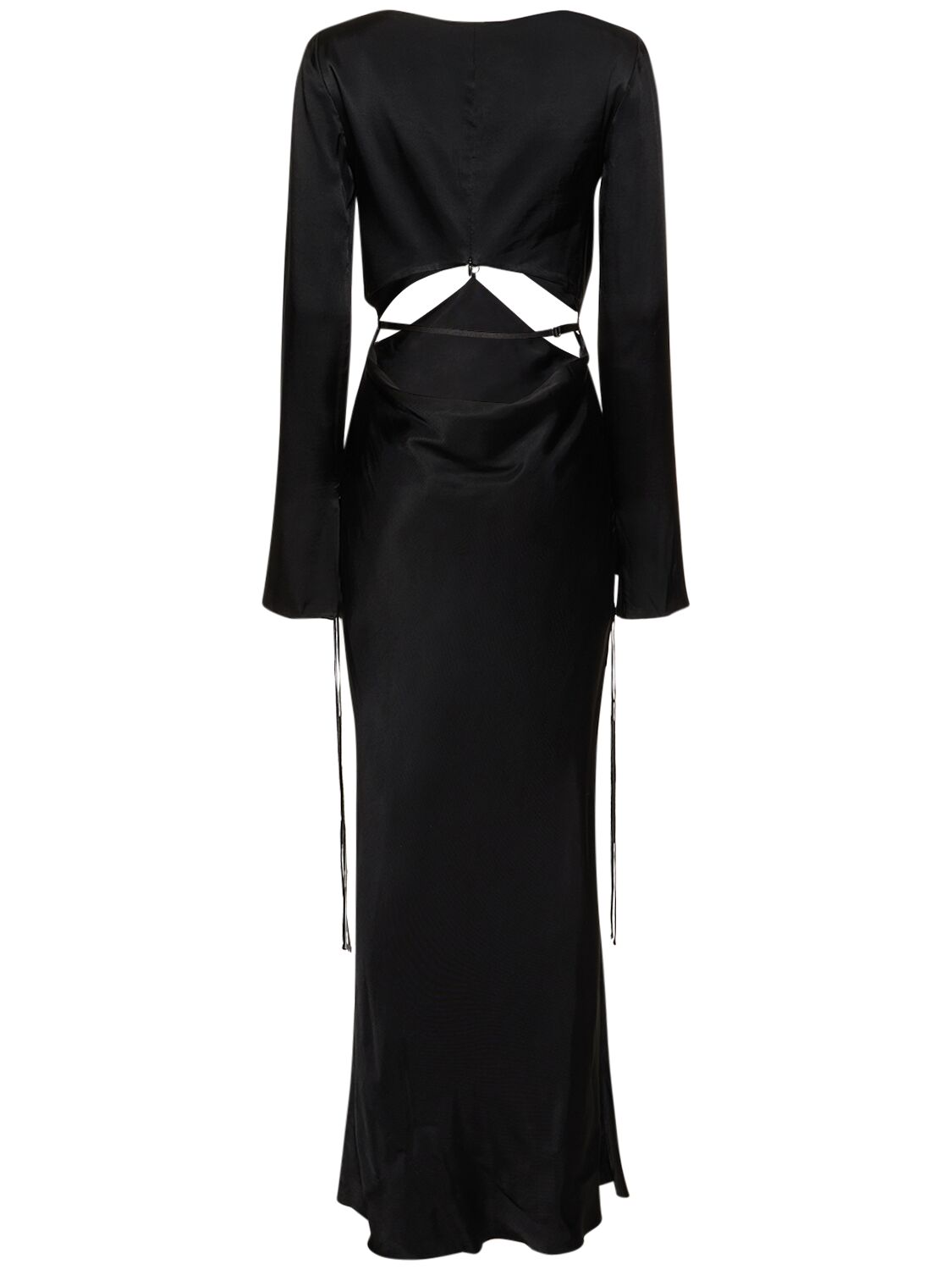 Shop Bec & Bridge Diamond Days Viscose Maxi Dress In Black