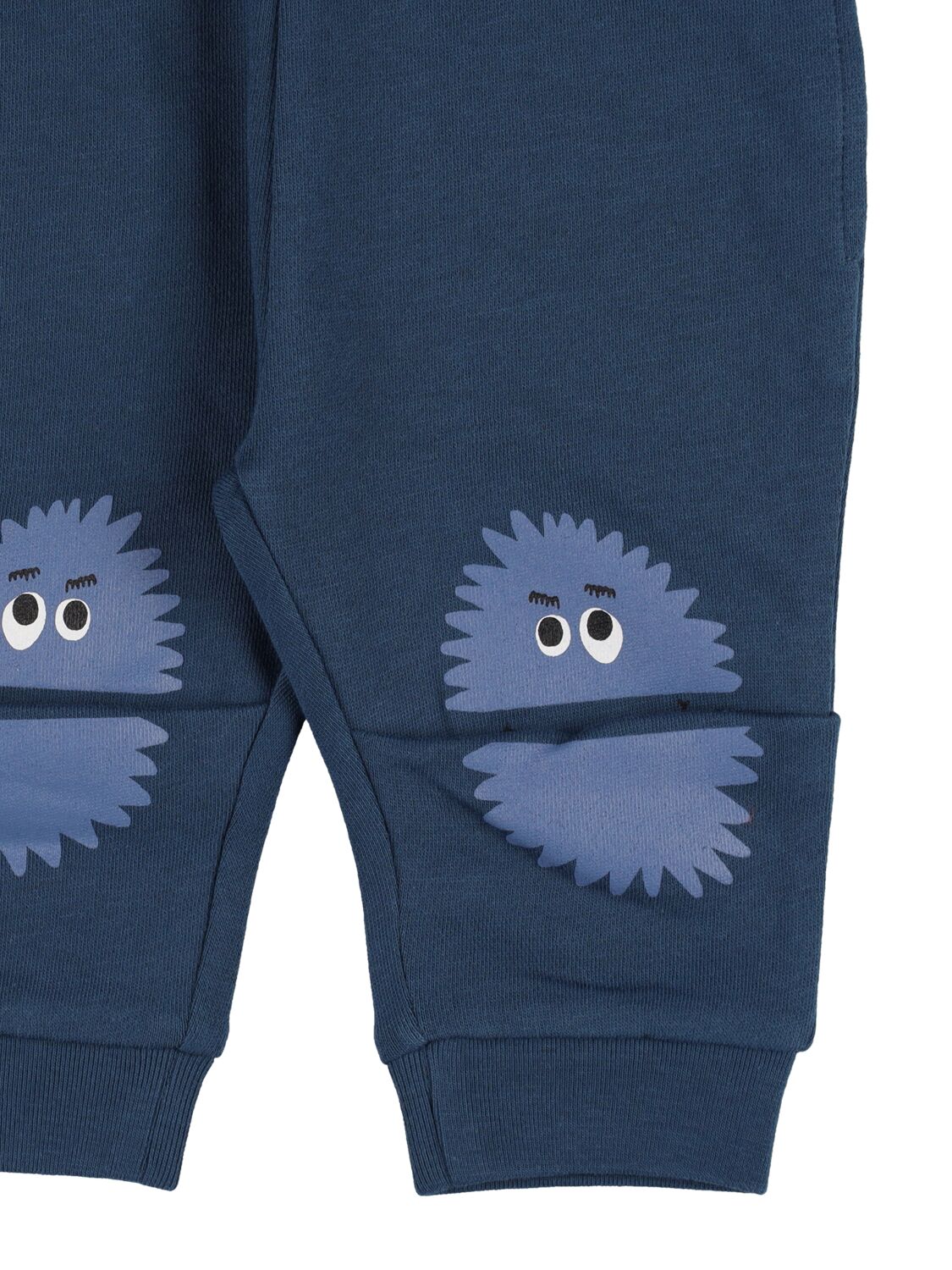 STELLA MCCARTNEY MONSTER PRINT COTTON SWEATPANTS 