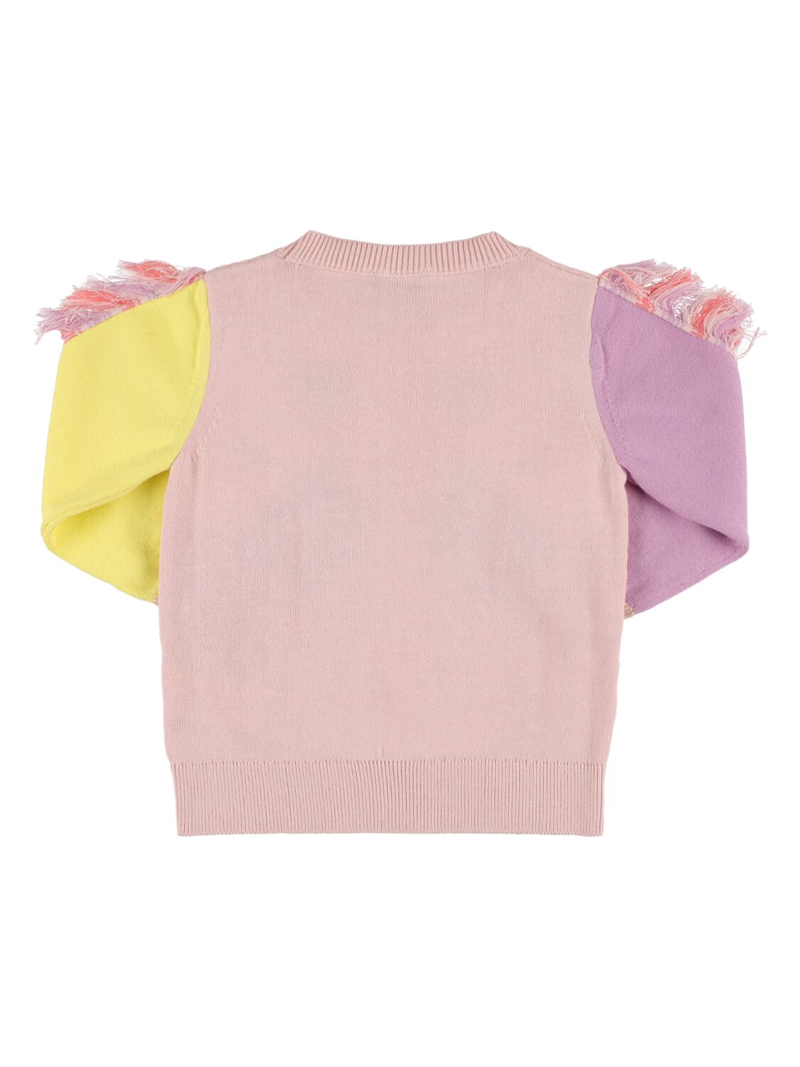 Shop Stella Mccartney Horses Organic Cotton Knit Sweater In 멀티컬러